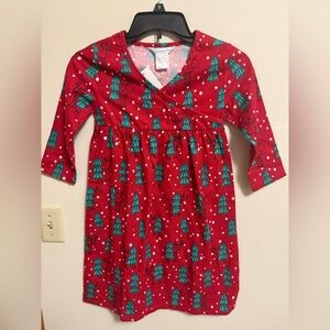 Little Girl’s Cotton Flannel Night Gown “The Company Store” Size 4 New With Tags